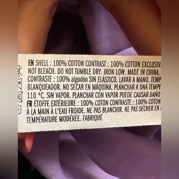 English Factory Purple Ruffled Tiered Sundress mini sz M preloved - Picture 9 of 9